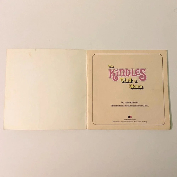 Vintage 1985 The Kindles Find A Home Scholastic Book by Jolie Epstein - Picture 6 of 15